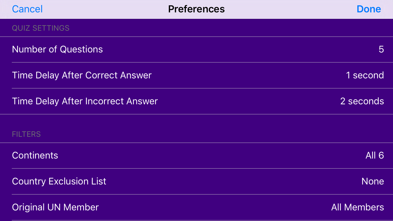 Pub Quiz Prep: Countries screenshot