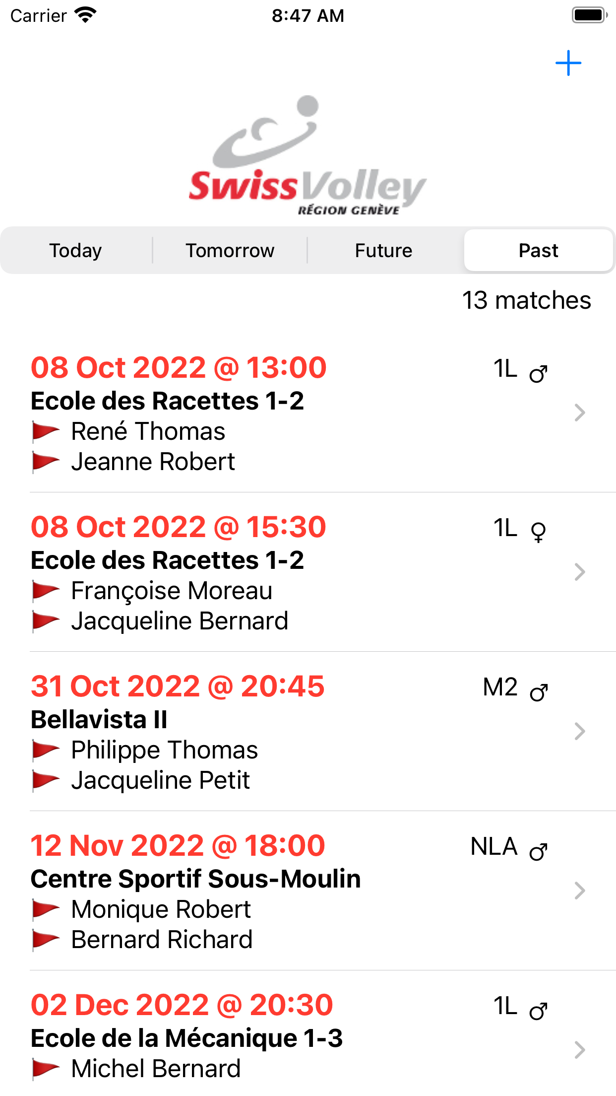 SVRGe Calendar screenshot